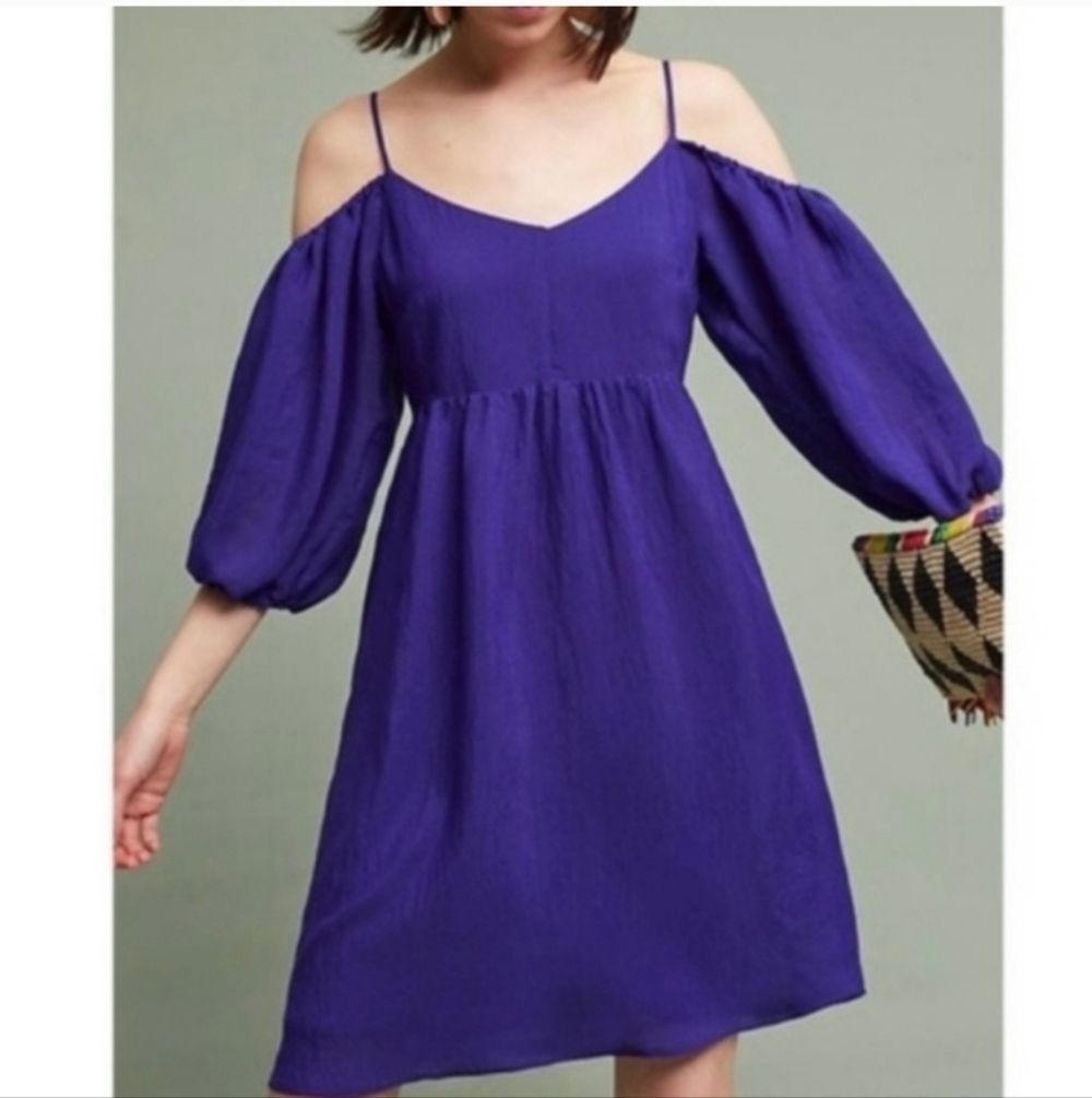 Anthro Moulinette Souers Off Shoulder Dress